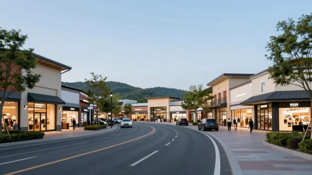 Outlet Malls Thrive on Low Costs and Agglomeration