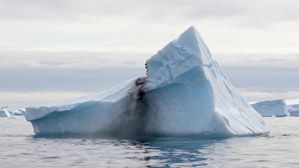 Melting Can Propel Icebergs