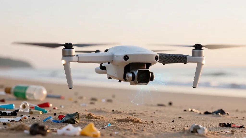 Drone‑Powered App Maps Beach Plastic Pollution