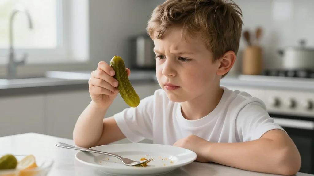 Kids' Logic: Pickles Aren’t Food, Even When Hungry