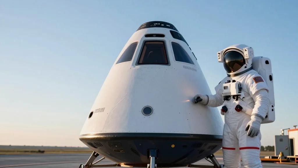 Artemis II Crew Arrives at KSC for Media Q&A