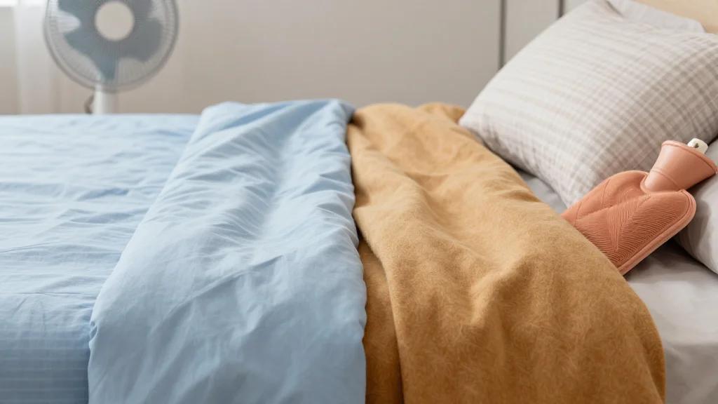Temperature Cycling Balances Deep and REM Sleep