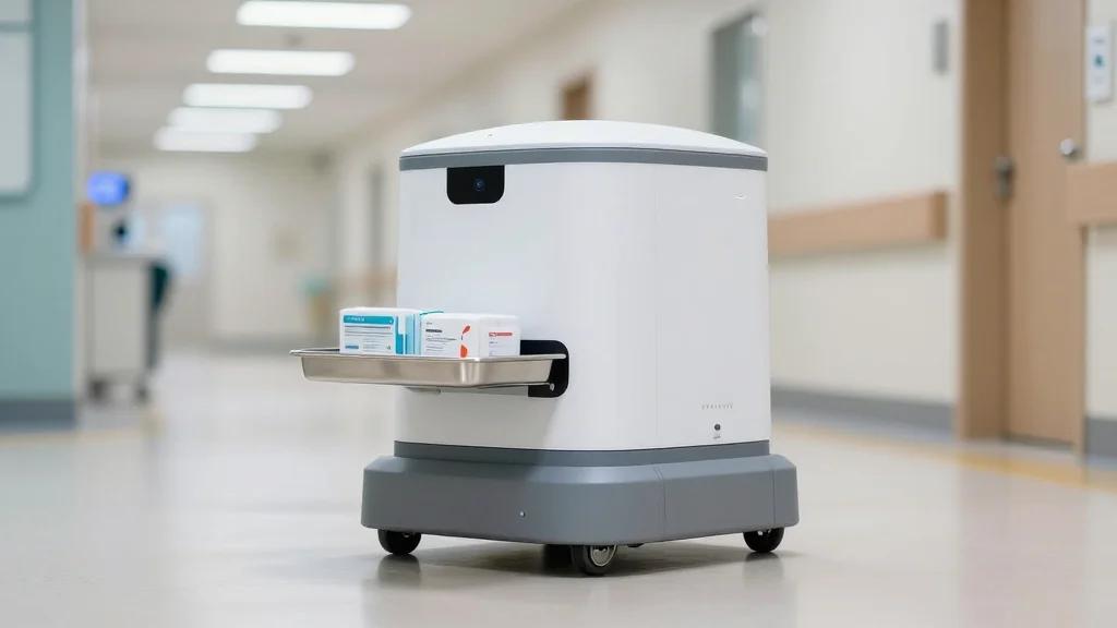 GMEX Robotics Unveils Ergonomic Autonomous Hospital Logistics Robot