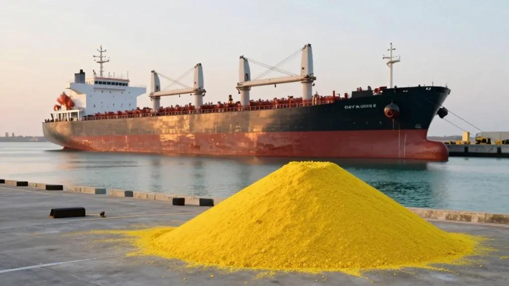 Red Sea Ports Now Central to Middle East Sulphur Supply