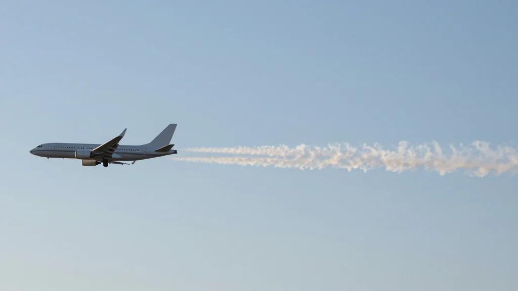 Contrails Form Even when Airplanes Produce Less Soot