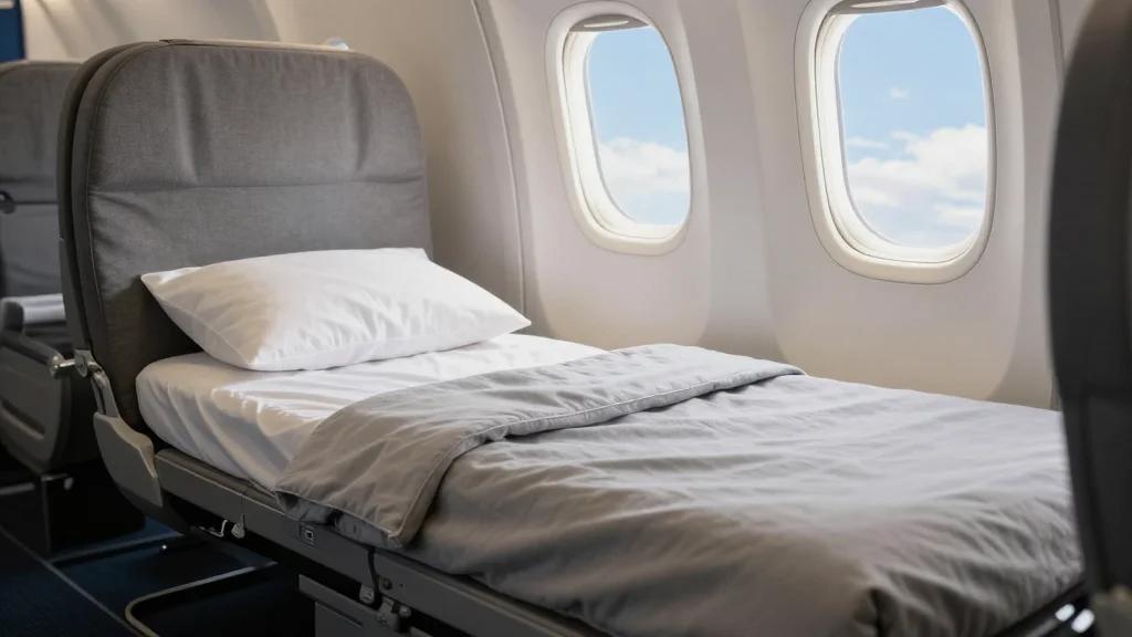 United Turns Three Economy Seats Into Coach Bed