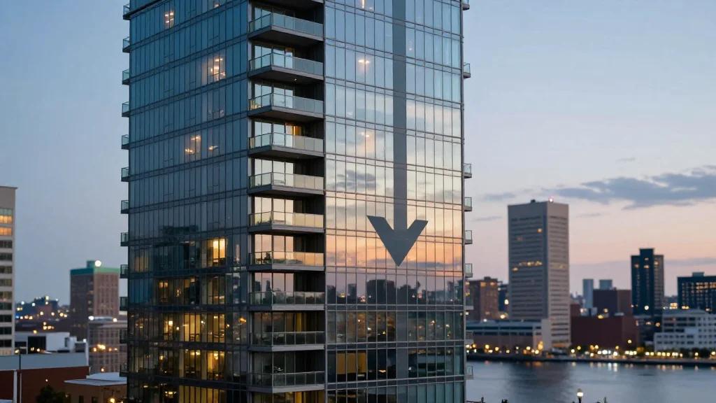 Baltimore Luxury Tower Sees 50% Value Drop as Buyers Shun Harbor East Condos