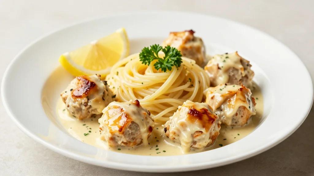 This Classic Italian Lemon Sauce Is Perfect For Chicken Meatballs
