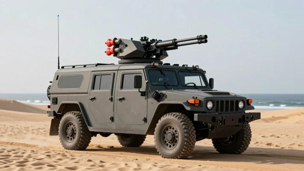 NIWC Carries MRAP Innovation Forward With Marine Drone Defeating Air Defense System