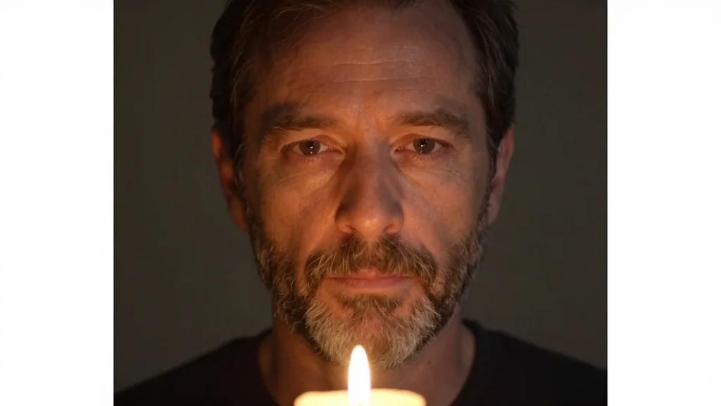 Gray Beard Hairs Prompt Unexpected Reflection on Mortality