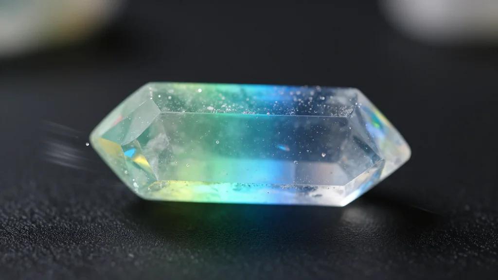 A Crystal that Changes Fluorescence Color and Moves when Heated
