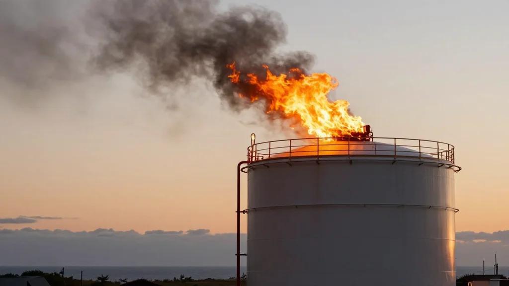 Fire Hits UAE Oil Hub as Iran Threatens Retaliation