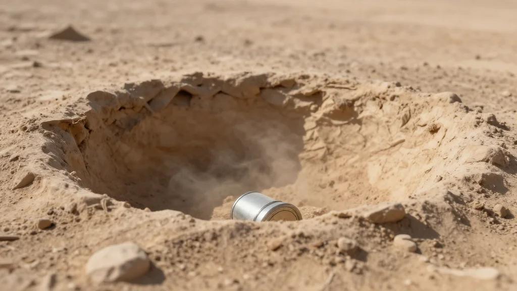 PNE Creates Underground Explosion, Forming the SEDAN Crater