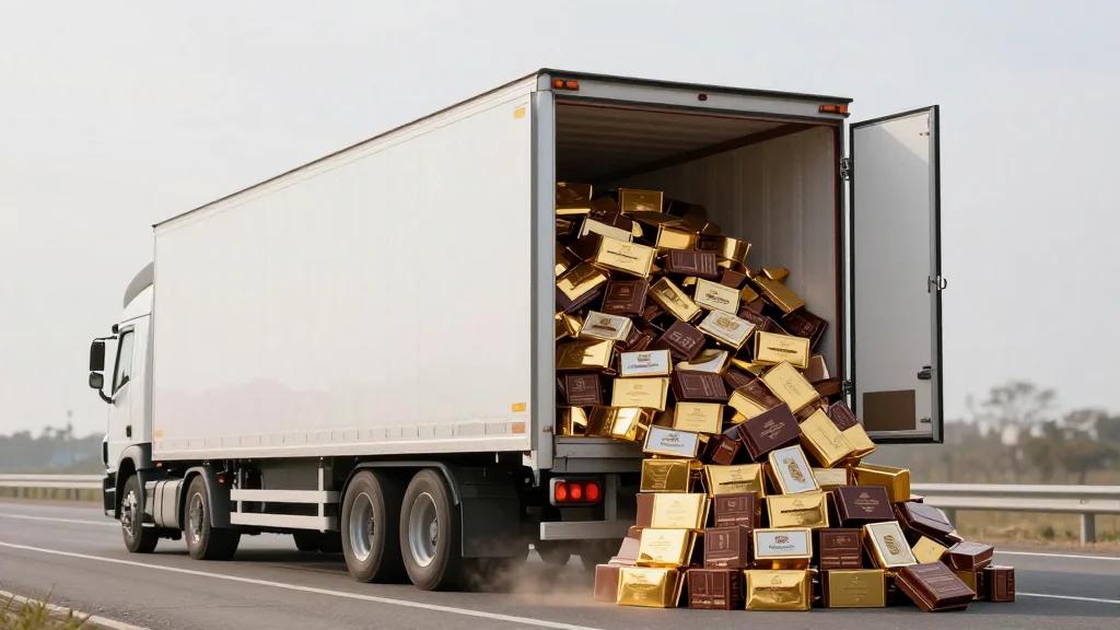 Heavy Trailers, but 12‑ton Loss Won’t Ruin Easter Chocolate