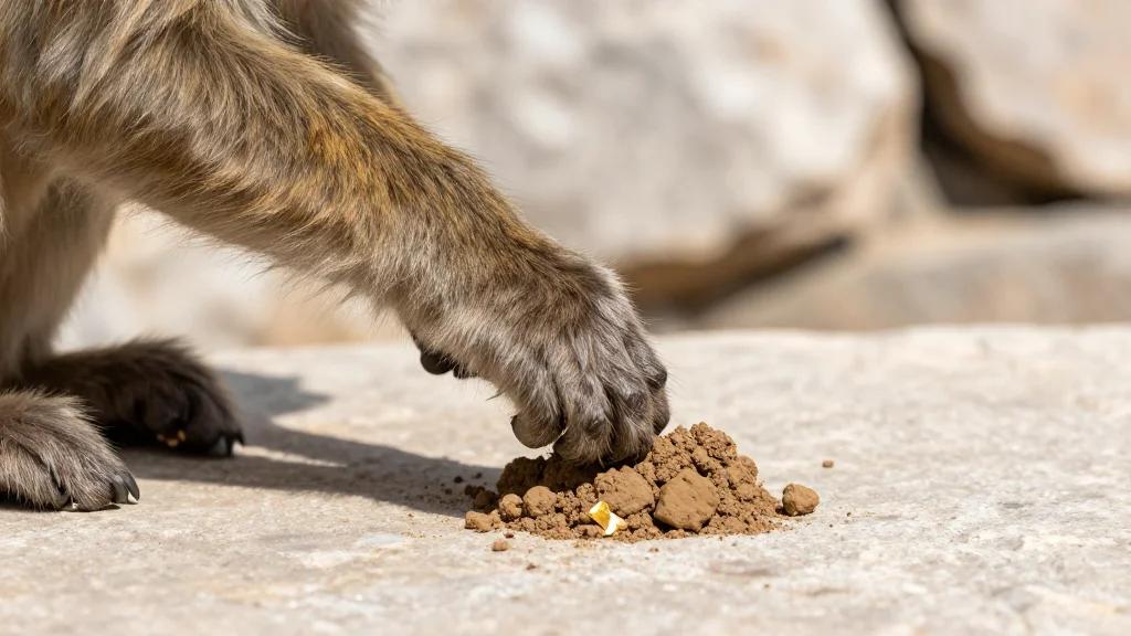 Gibraltar Macaques Are Self-Medicating with Dirt to Help Them Digest Human. Junk Food