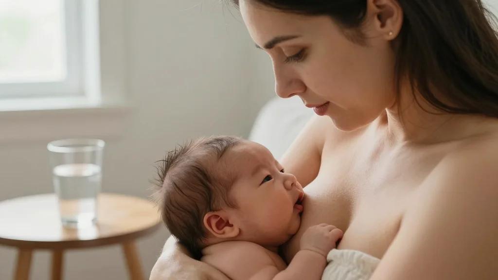 Breastfeeding Triggers Thirst; Keep Water Handy