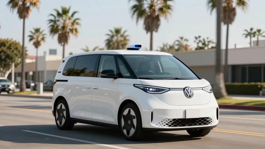 Volkswagen's MOIA and Uber Launch Autonomous ID. Buzz Robotaxi Tests in Los Angeles