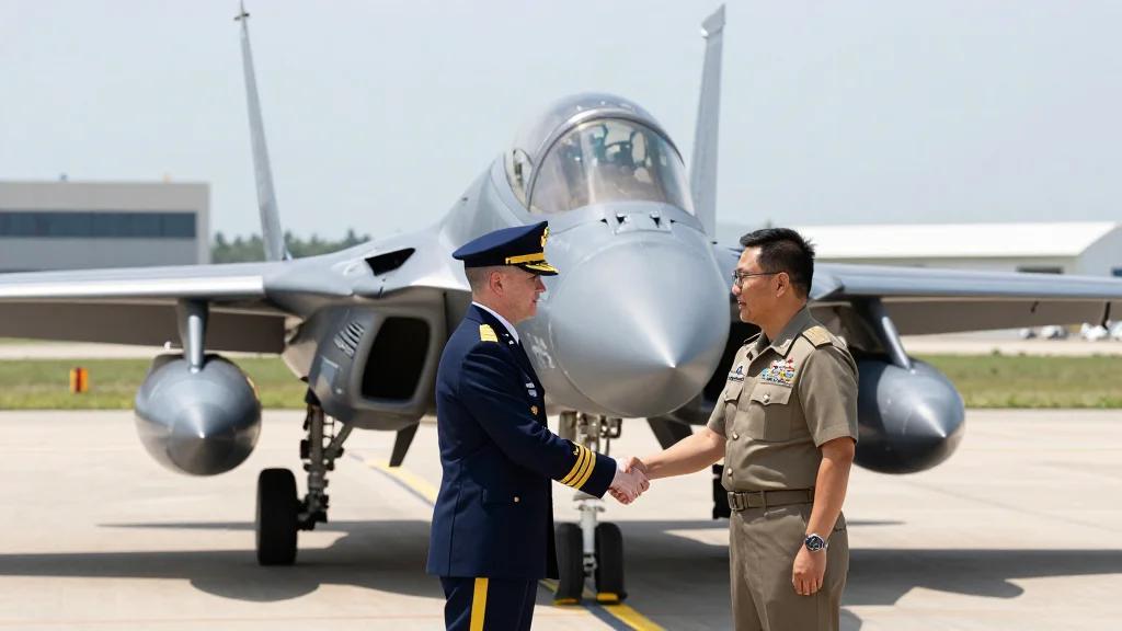31 AEW CC Greets ROKAF Operations Command CC at Gwangju AB
