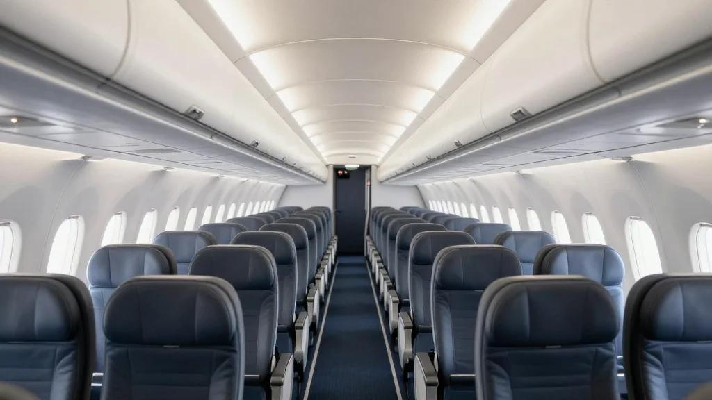 Overture Cabin Redefines Space: Taller Doors, No Middle Seats