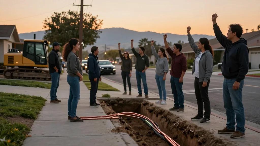 Angry Altadena Residents Ask Officials to Halt Edison’s Undergrounding Work