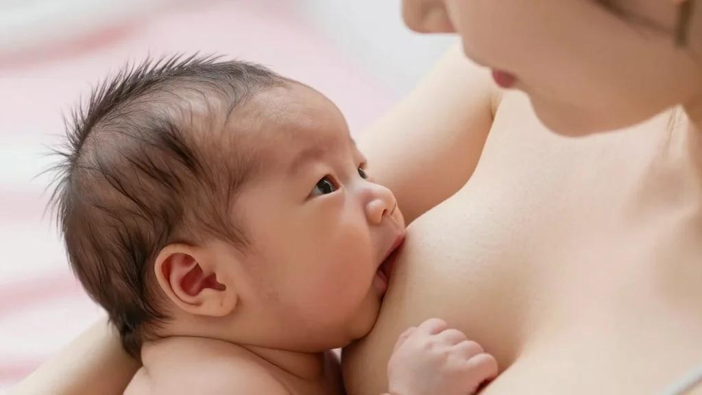 Newborns Lock Onto Mom's Face During Feeding