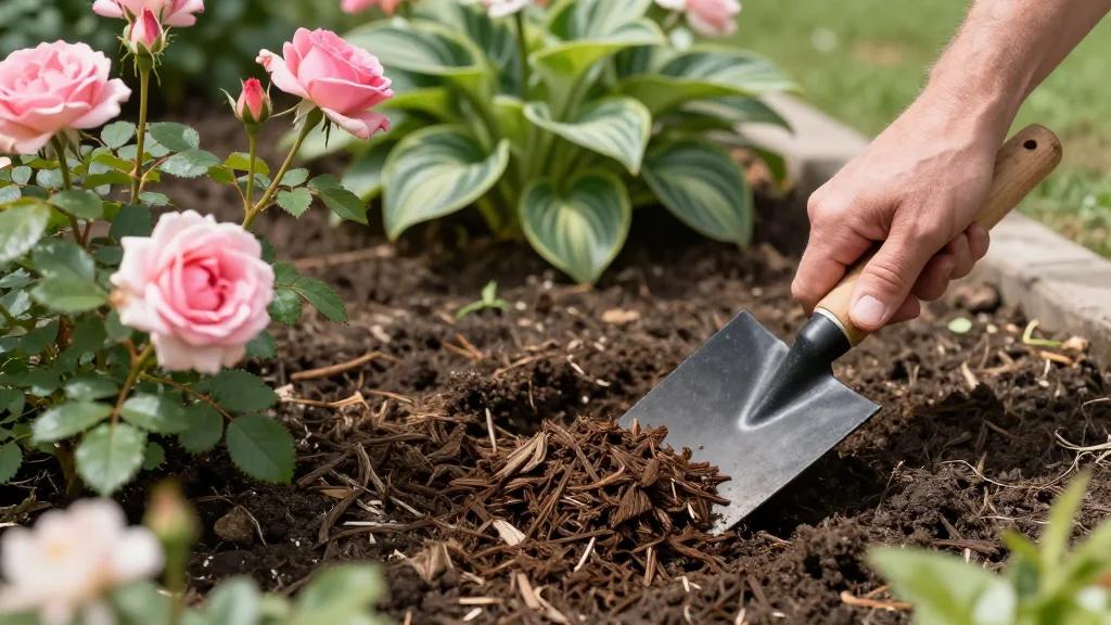 Gardeners Warned Most Mulches Starve Roses and Hostas – This Rich Organic Type Gives Them What They Need