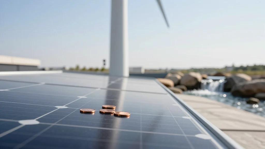 Zero-Fuel Renewables Slash Electricity Costs by Cutting Fossil Expenses