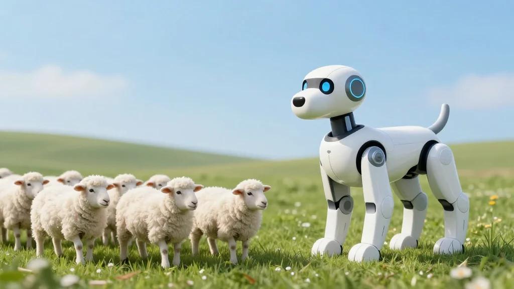 Sheepdogs Reveal a Better Way to Guide Robot Swarms