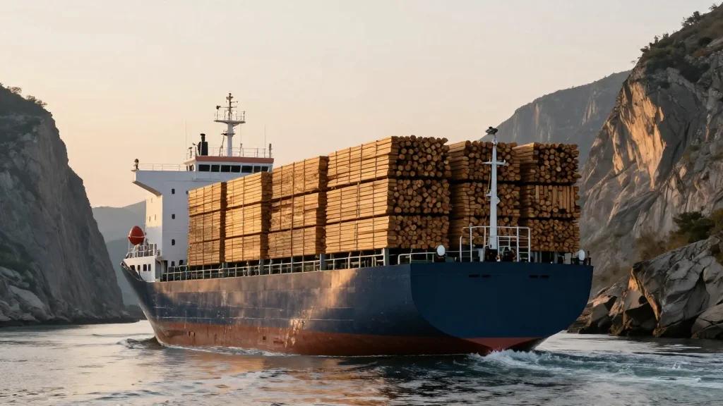 EU Lumber Exports to UAE Slid 14% — Then the Strait of Hormuz Closed