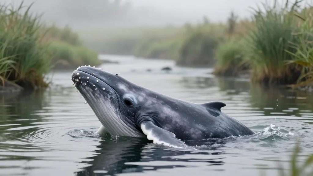 A Gray Whale that Swam 20 Miles up a Washington State River Is Found Dead