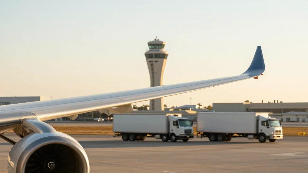 Pilot Hits Brakes as Trucks Nearly Collide at LAX