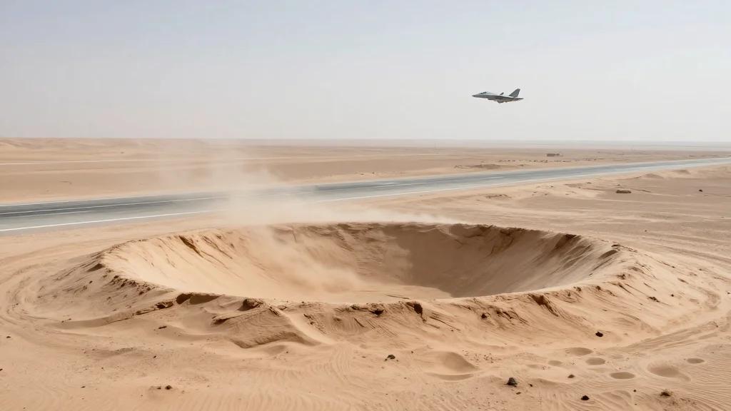 Iran’s Underground Air Force Base Had Been Hit Earlier in the War