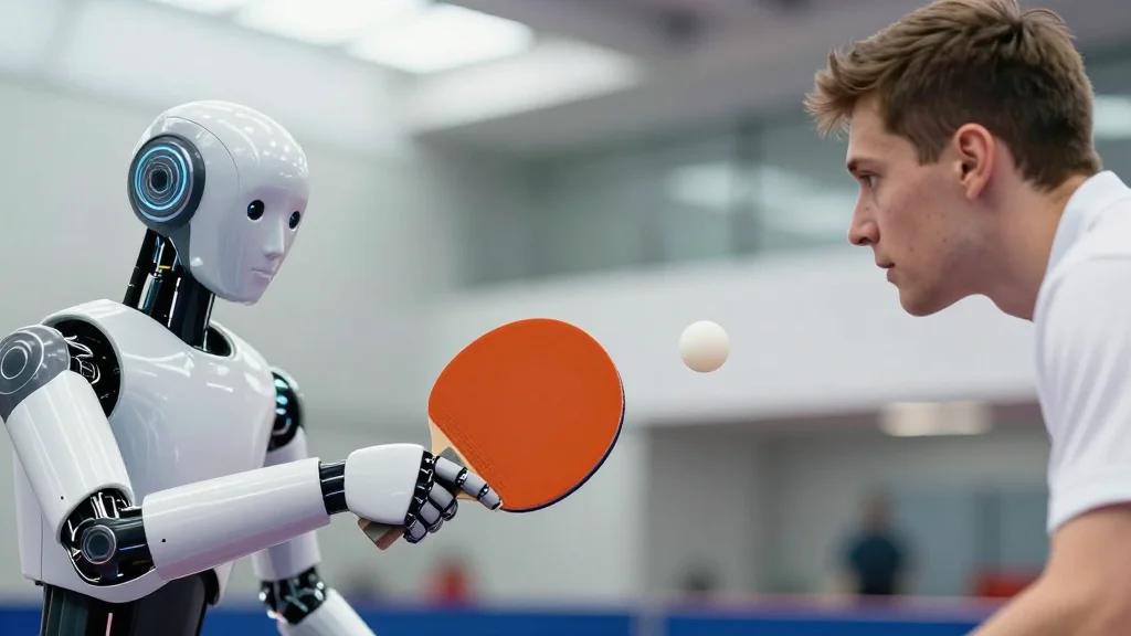Table Tennis Legend Teams Up With Humanoid Robots