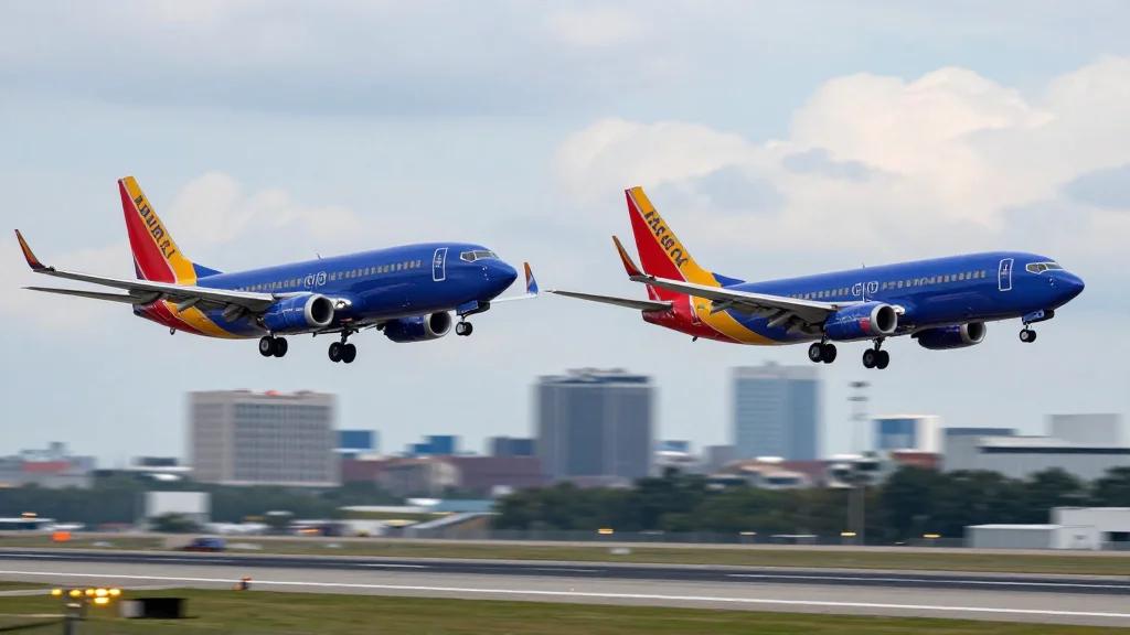 Two Southwest Airlines Planes Nearly Collide Mid-Air As They Come Within 500 Feet of One Another Over Nashville