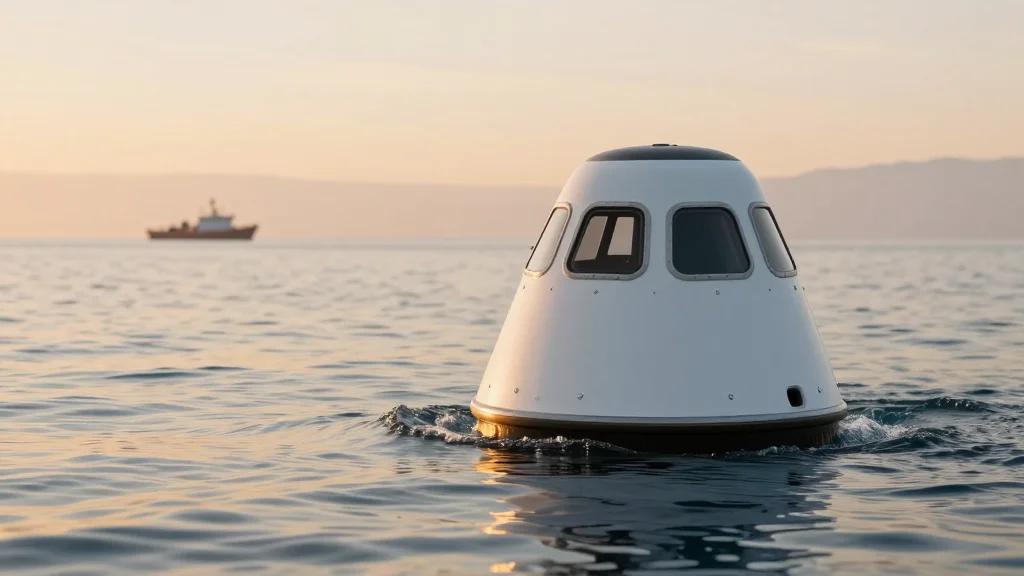 Orion Survives Re-Entry, Crew Splashes Down Safe