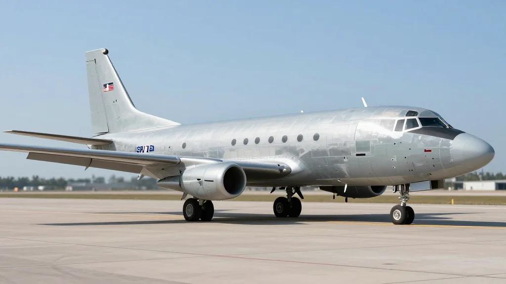 RC‑135 Surveillance Jet Spotted Stripped of Paint