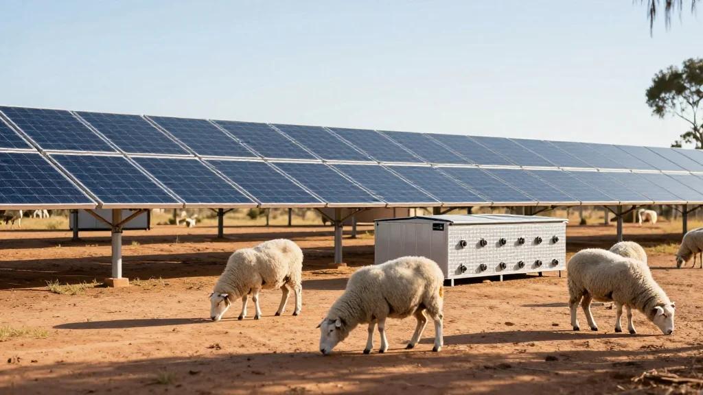 Solar, Storage and Sheep: First Sod Turned at Game-Changing Hybrid PV and Battery Project