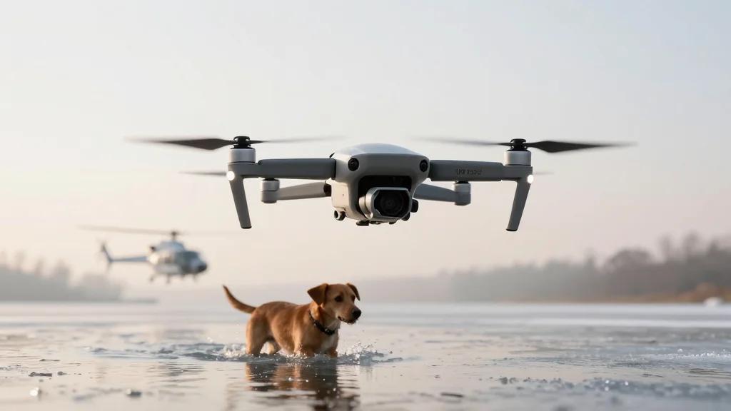 Video: N.Y. LEOs Use Helicopter, Drone to Rescue Two Men, Dog