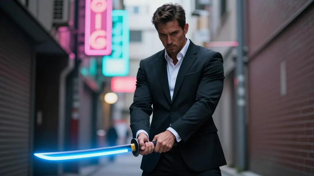 Neon‑lit John Wick Highlander Sneak Peek at CinemaCon