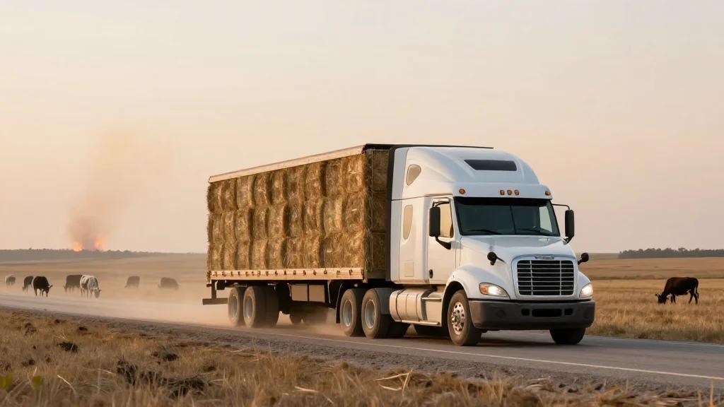 Nebraska Seeks Truckers to Haul Hay After Massive Wildfire