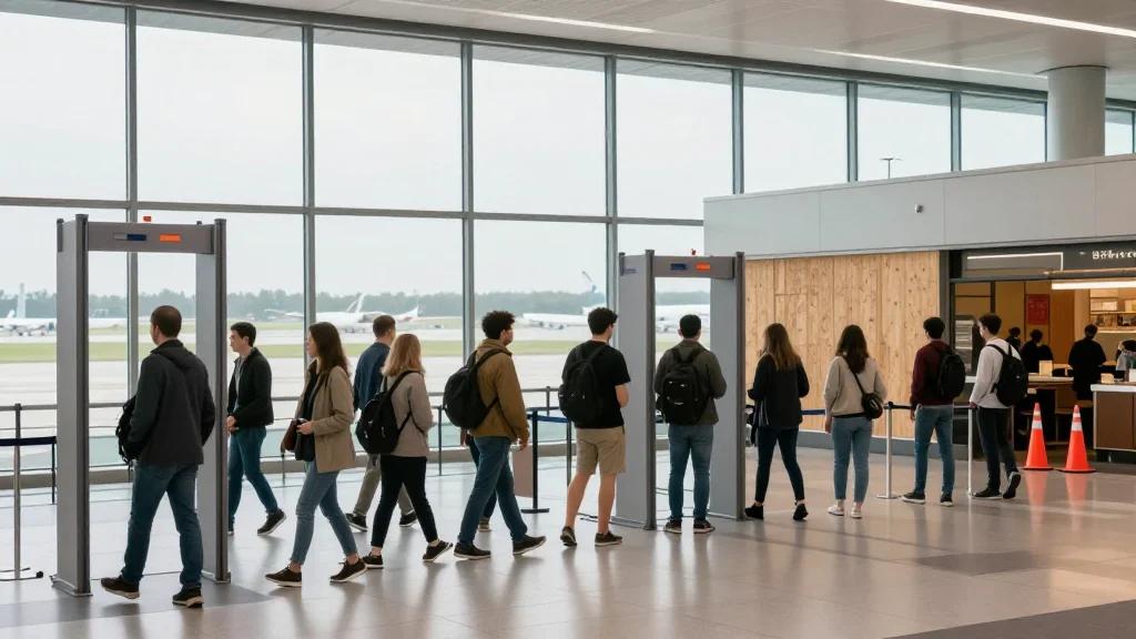 JFK Terminal 5 Shows Decline: Few TSA Bays, Closed Restaurants