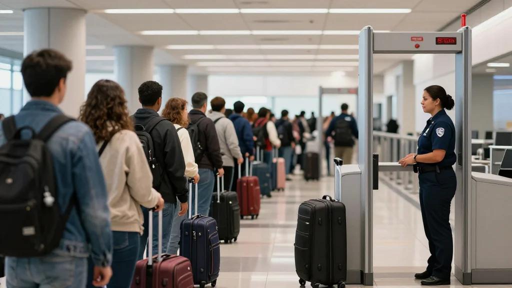 Long TSA Lines Reported at U.S. Airports as Shutdown Impacts Staffing