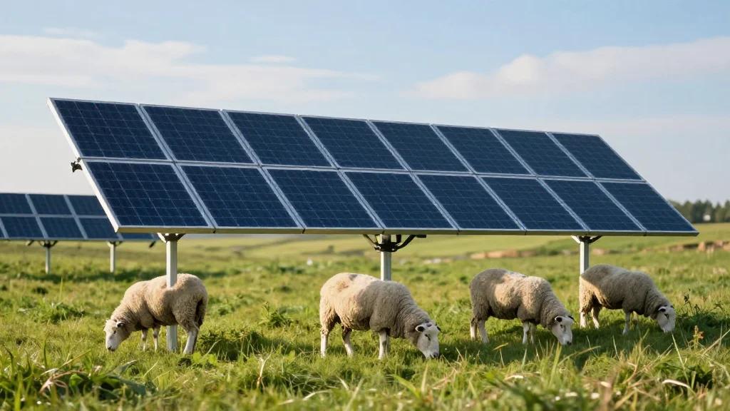 Solar Sheep Grazing Beats Traditional Farm Benchmarks