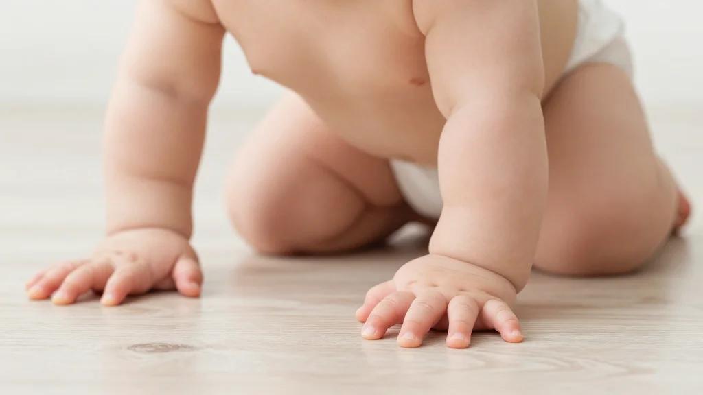 Babies' Cartilage Kneecaps Let Them Crawl Pain‑free