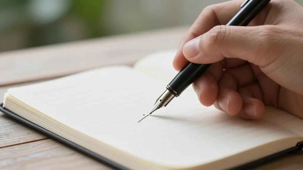 Detach From Goals: Write, Cross Out, Stay Present