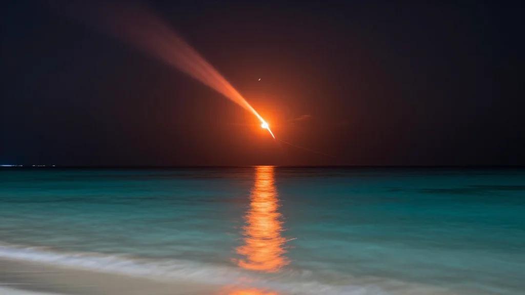 Possible BlueBird 7 Reentry Video, Timing Discrepancy Noted