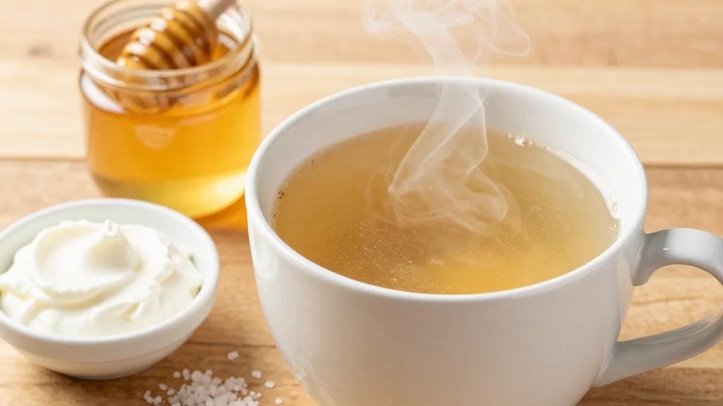 Postpartum Power Drink: Bone Broth, Goat Milk, Honey