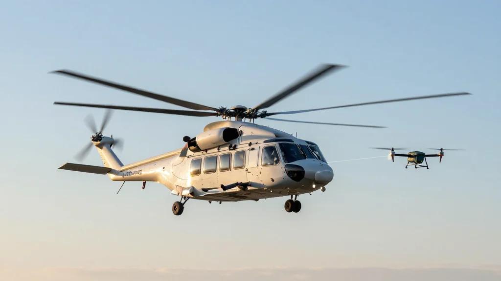 Airbus, DSTA Demonstrate HTeaming with Flexrotor and H225M