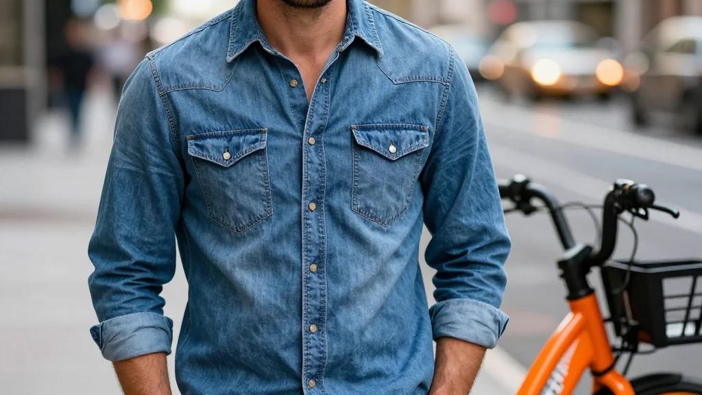 Hugh Jackman’s $40 Denim Shirt Works Whether You’re 27 or 57