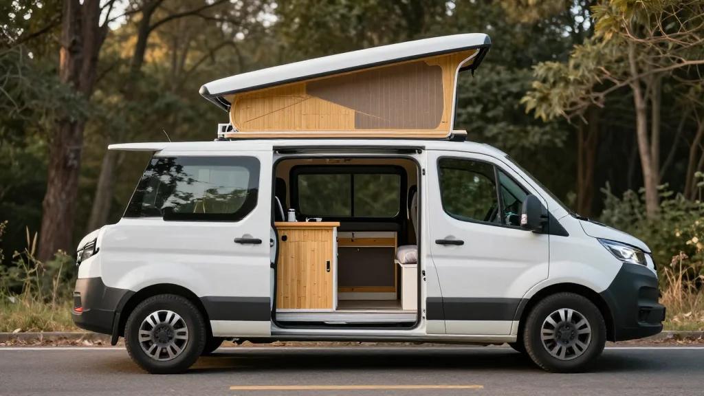 Breakthrough Kia Pop-Up Tiny Camper Van Is Even Slicker than Expected